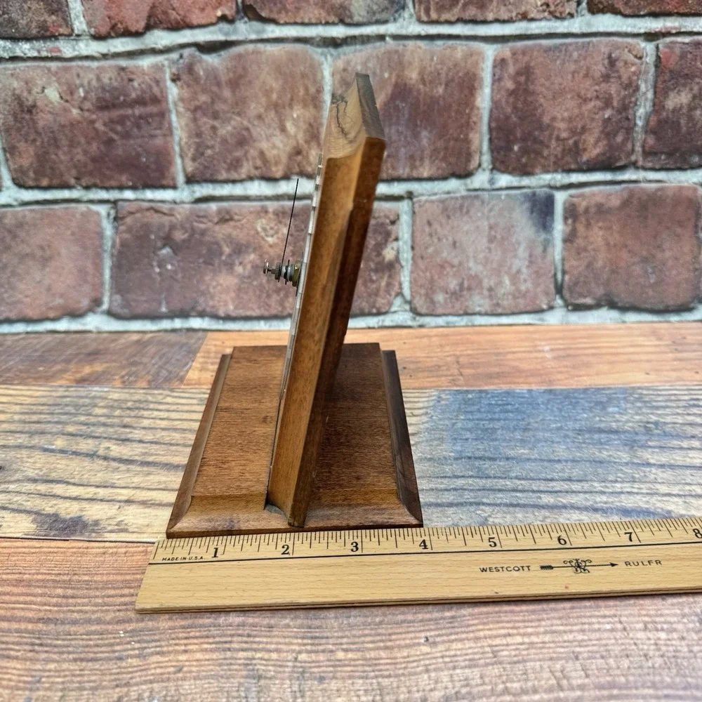Craftsman Shop Clock Sears Roebuck Saw Blade Metal Wood MCM Vintage Tested